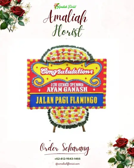 Sewa Papan Bunga Duram