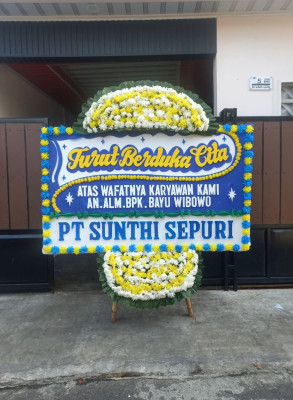 Papan Bunga Duka di Duram